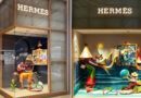Український-художник-оформив-вітрини-бутіку-Hermes-у-Японії-(фото)