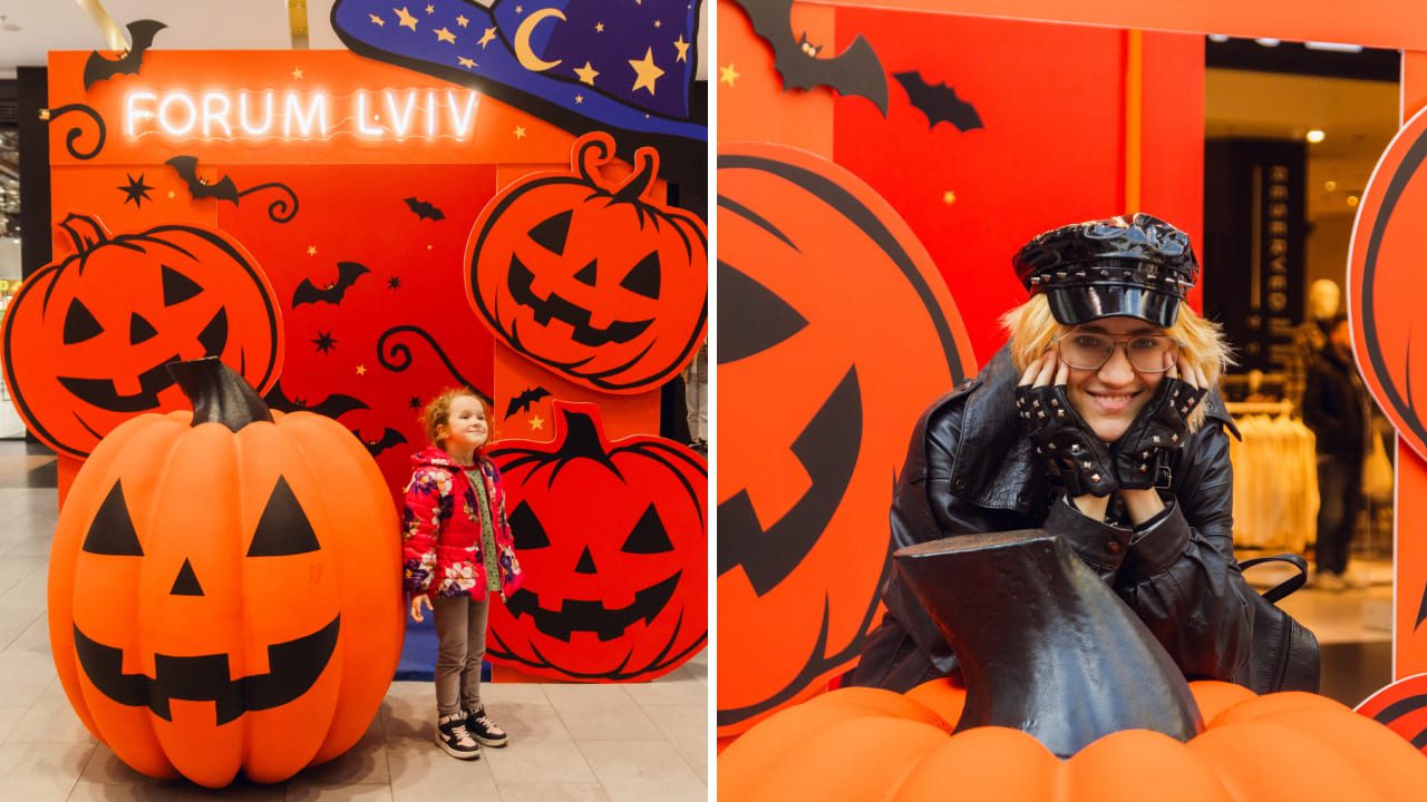 Геловін 2025: "страшно красиві" фотозони та атмосфера свята в українських ТРЦ (фото, відео) 2 forum lviv | 1