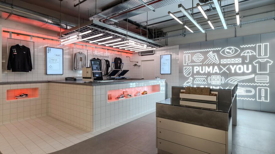 puma london flagship store customization | 2