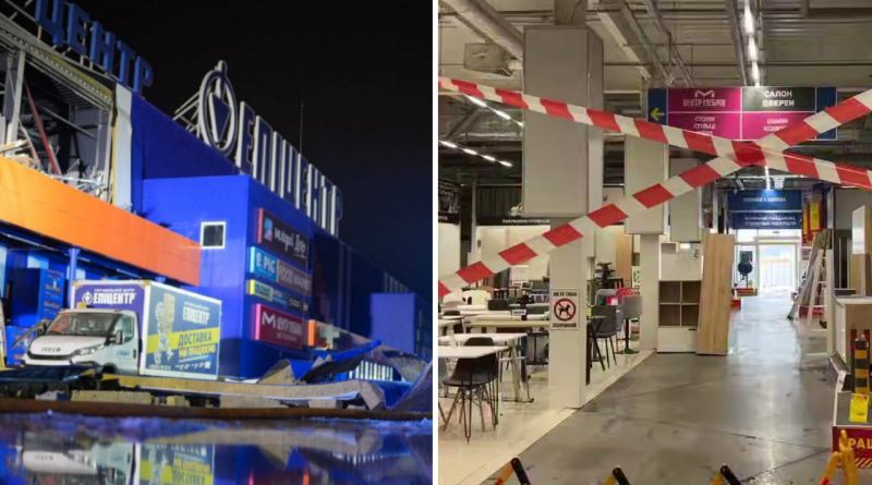 “Епіцентр” у Запоріжжі відновив роботу після влучання ворожого БПЛА (відео) 1 епіцентр