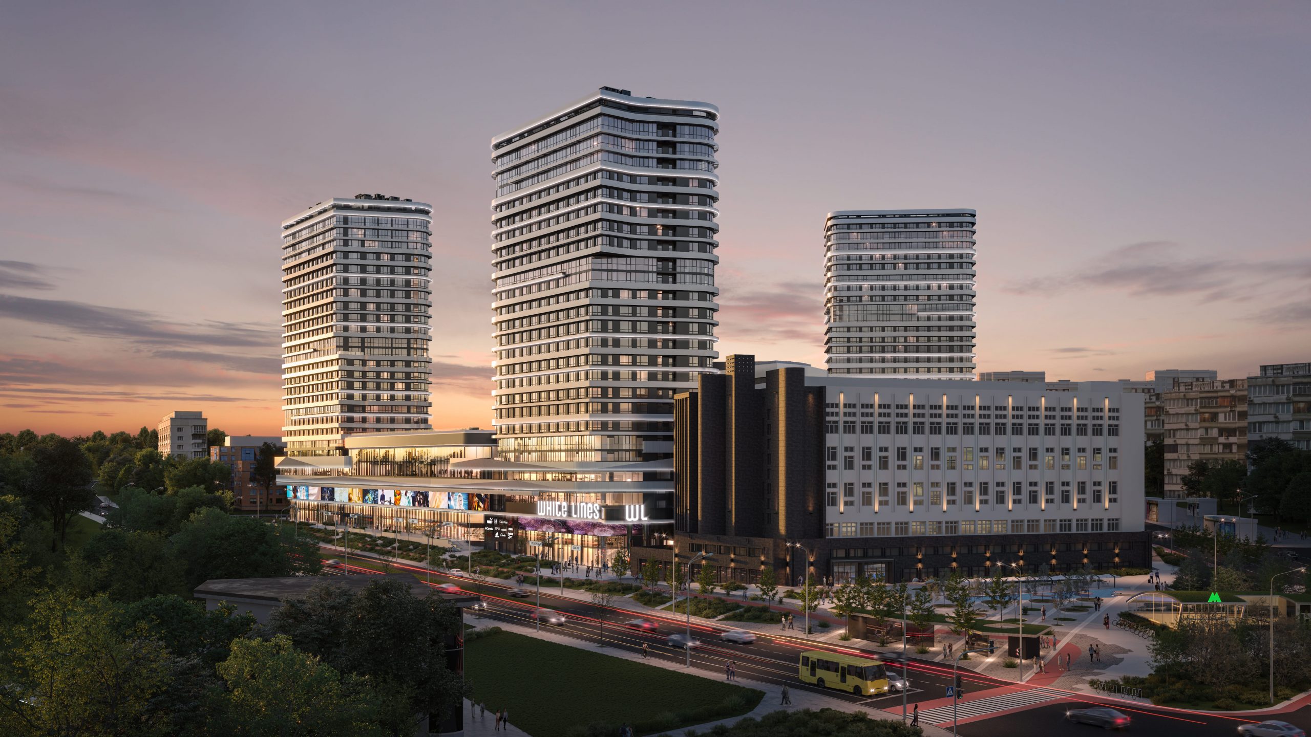 Супермаркет, кінотеатр та спортклуб: якими будуть якірні орендарі ТРК White Lines у Києві 2 Rakurs-7-Post-Lightmix-Interactive-3.0