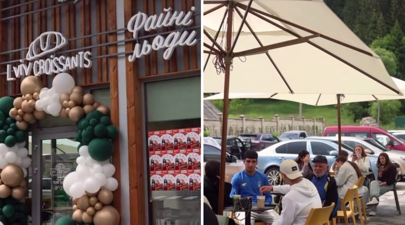 У ритейл-парку Obriy Татарів відкрився спільний простір Lviv Croissants і “Файних Льодів” 1 Lviv-Croissants