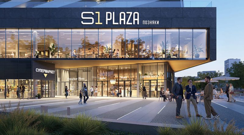 Новий столичний ТЦ "S1 Plaza Позняки" заповнений на понад 60%: що в ньому буде 1 ТЦ